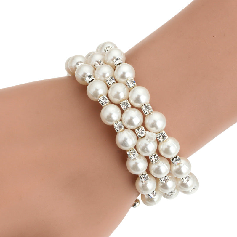 Pearl Coil Bracelet