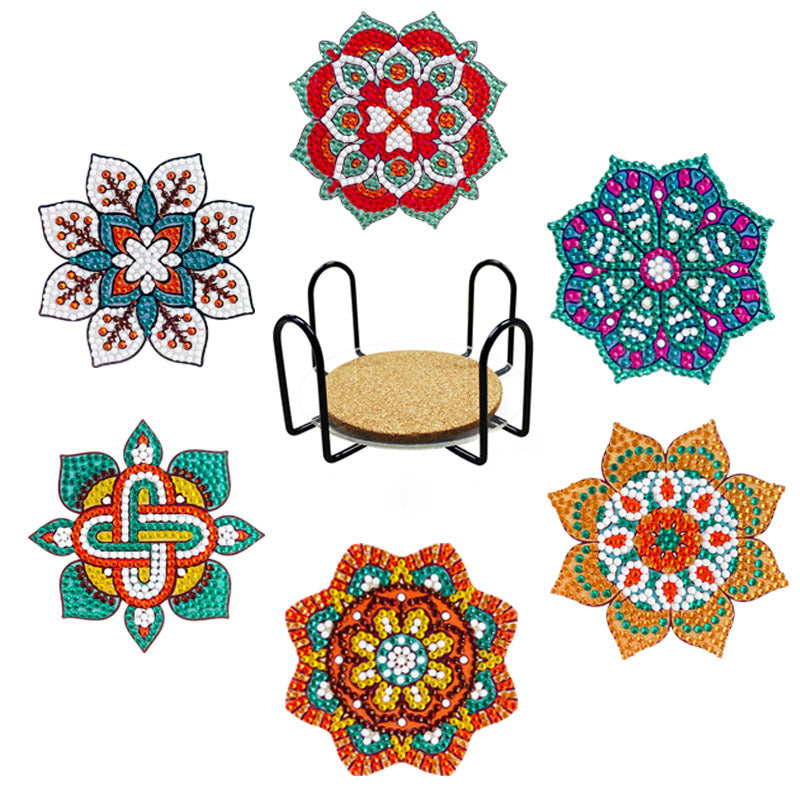 Diamond Art Coaster Sets-Choose Style